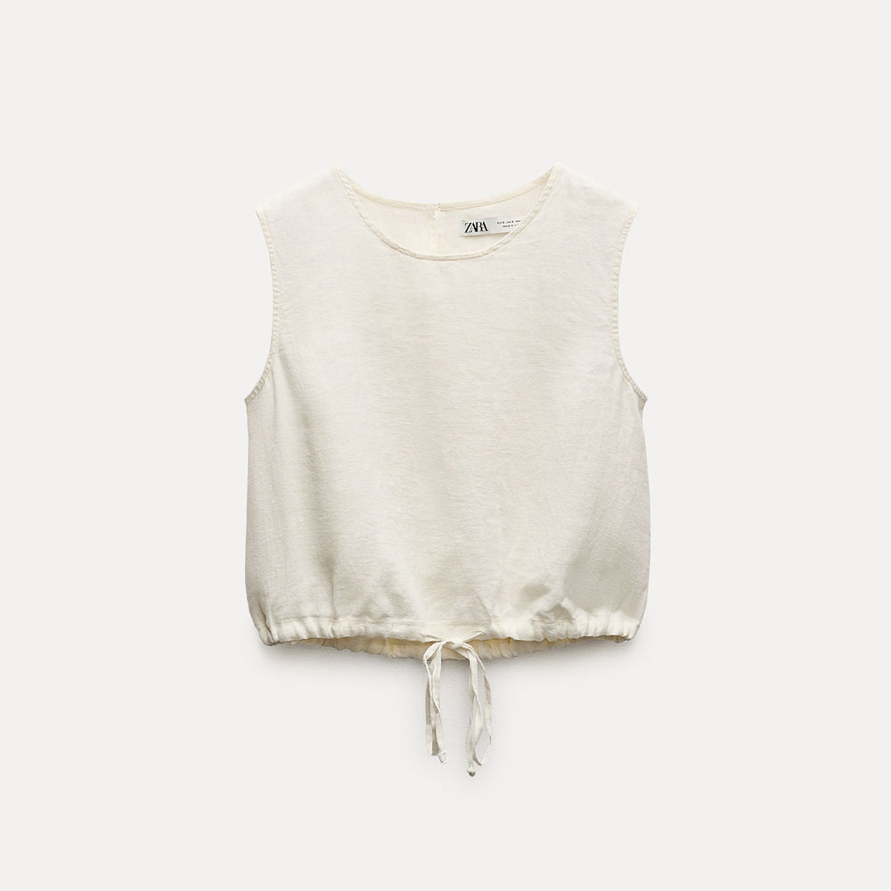 Moudda ZARA - Set D.W. top sans manches 100% lin - Tunisie 2