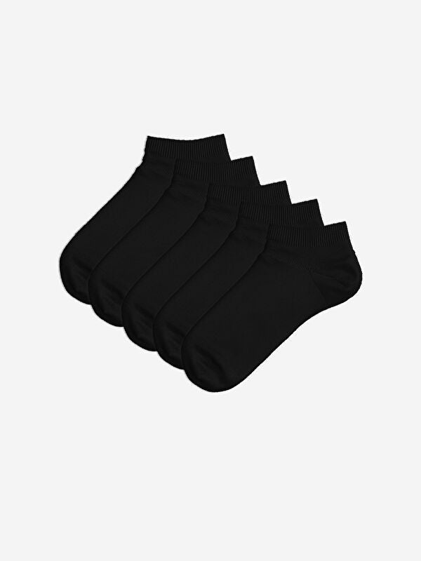 Moudda LC Waikiki - Chaussettes pour sneakers Femme Noir - Tunisie 2