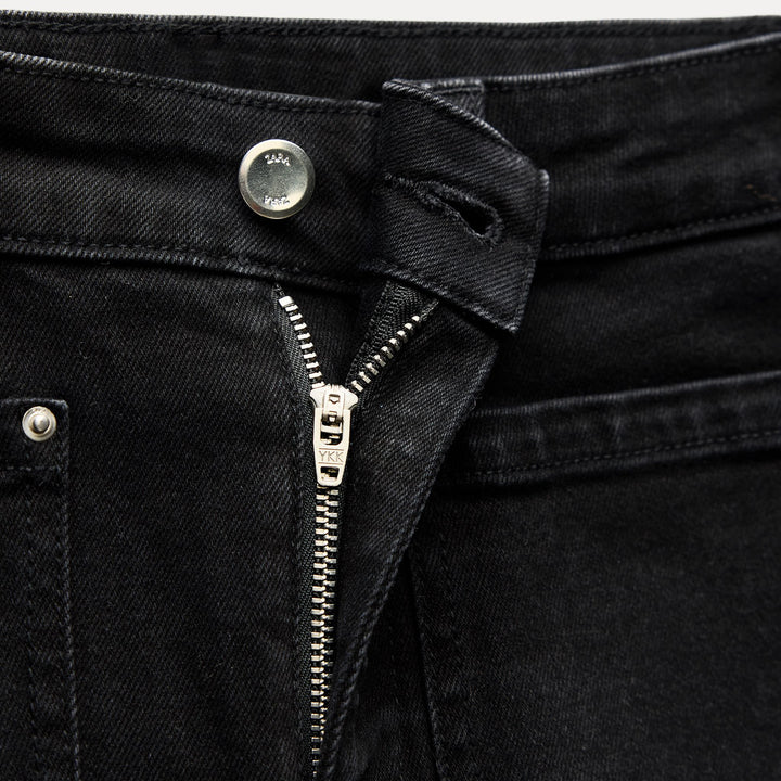 Moudda ZARA - Jean taille haute mini évasé poches plaquées - Tunisie 4