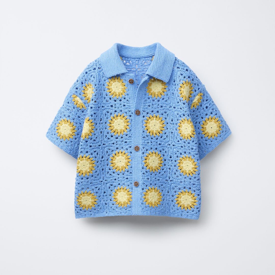 Moudda ZARA - Chemise Maille Enfant - Crochet & Soleils (4TD) - Tunisie 1