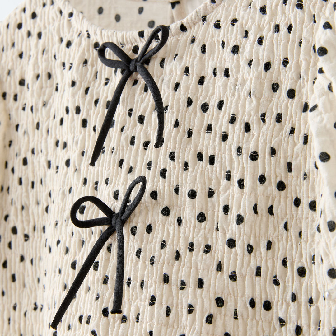 Moudda ZARA - Robe enfant imprimée pois, collection coquette - Tunisie 3