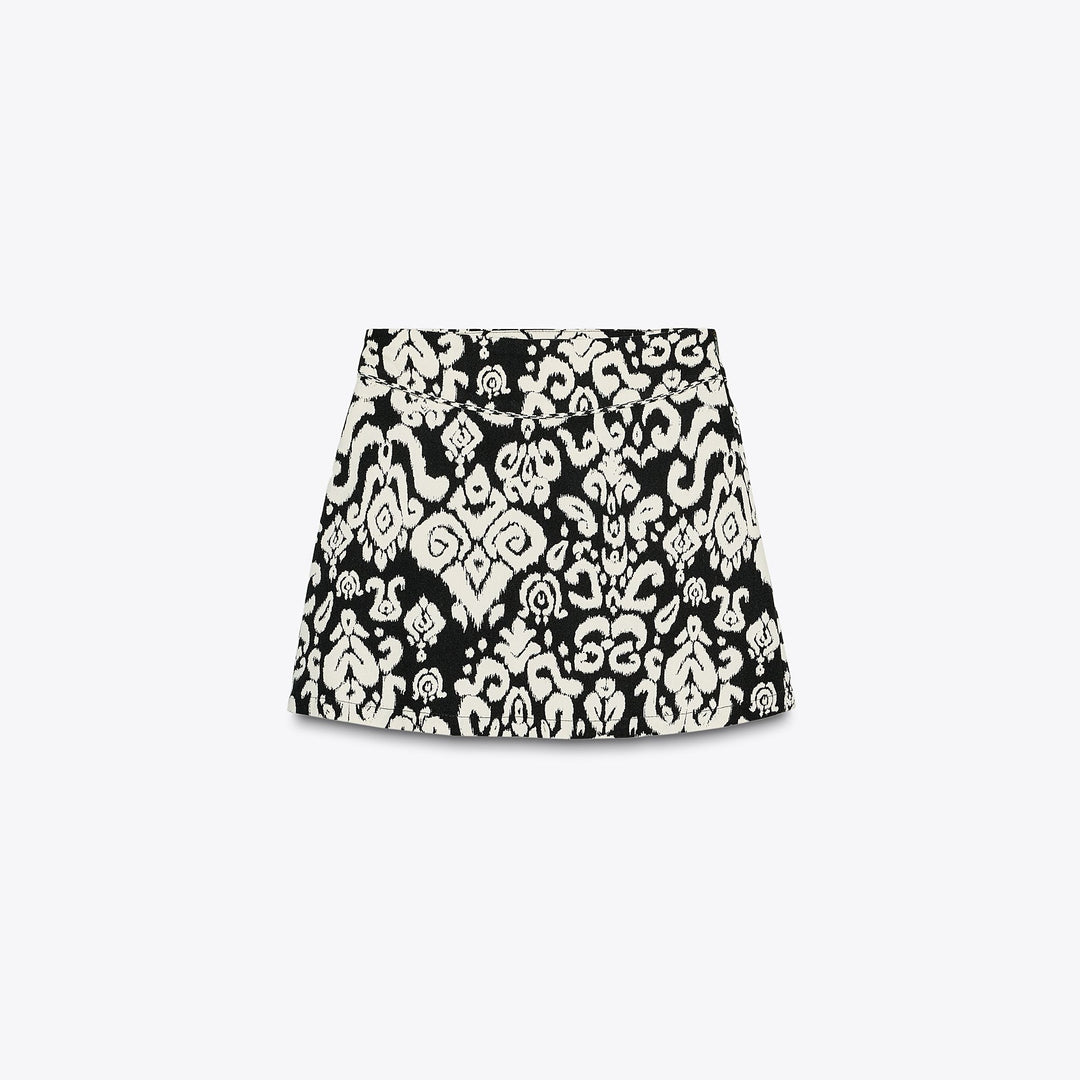 Moudda ZARA - Skort - Ikat Blanc & Noir - Tunisie 1