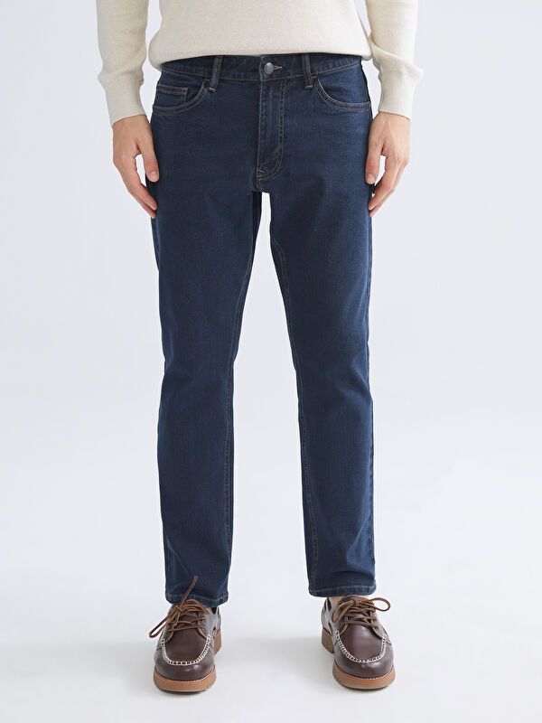 Moudda LC Waikiki - Pantalon tissé denim basique Homme Rodéo noir - Tunisie 2