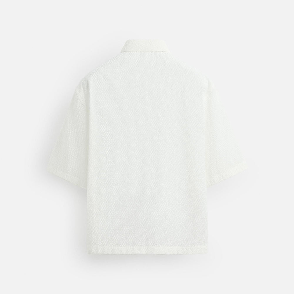 Moudda ZARA - Chemise - Broderie Géométrique & Blanche - Tunisie 2
