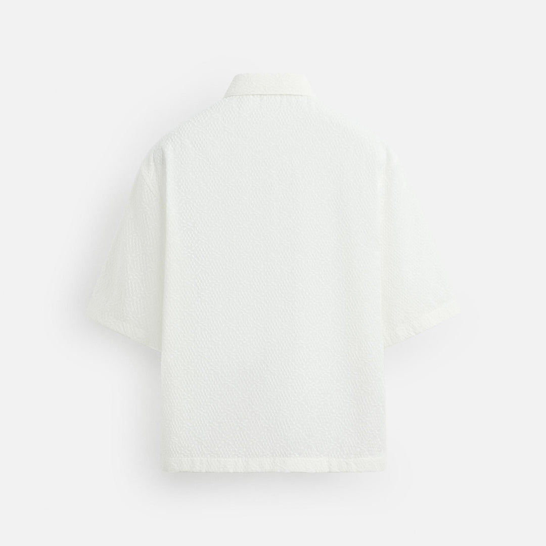 Moudda ZARA - Chemise - Broderie Géométrique & Blanche - Tunisie 2