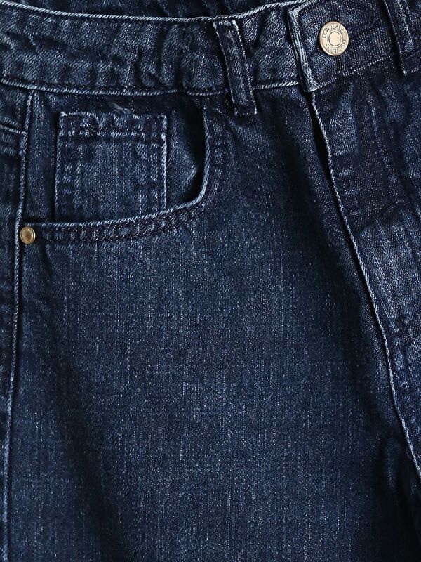 Moudda LC Waikiki - Pantalon tissé en denim Fille Rodéo noir - Tunisie 3