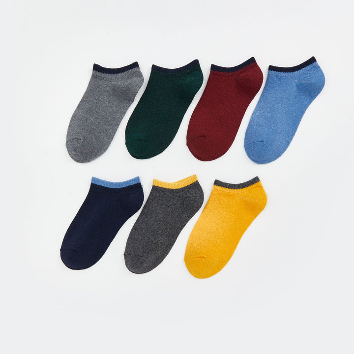 Moudda LC Waikiki - Chaussettes pour sneakers Garçon Fil mélangé teint - Tunisie 1