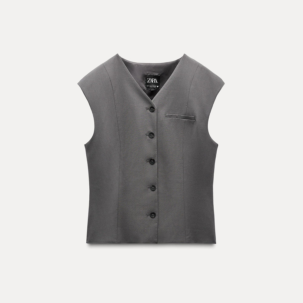 Moudda ZARA - Gilet cintré col fermé - Tunisie 2