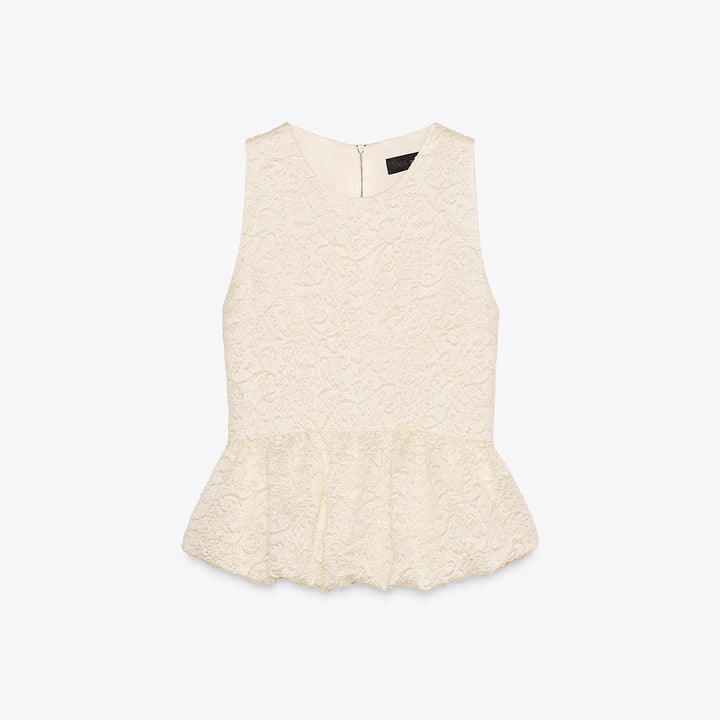 Moudda ZARA - Ensemble Top - Relief & Peplum - Tunisie 1