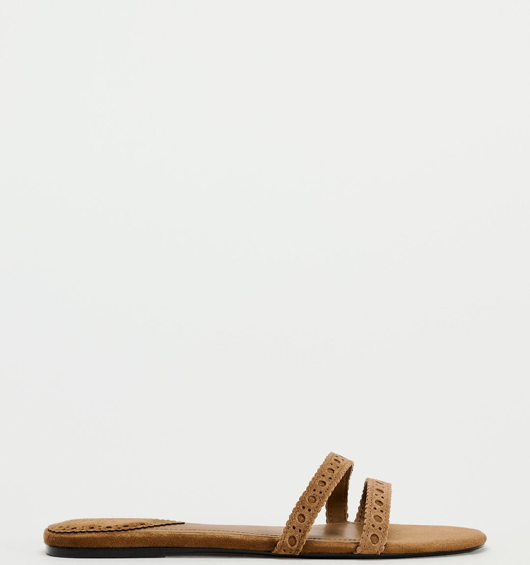 Moudda ZARA - Sandales plates double bande daim - Tunisie 2