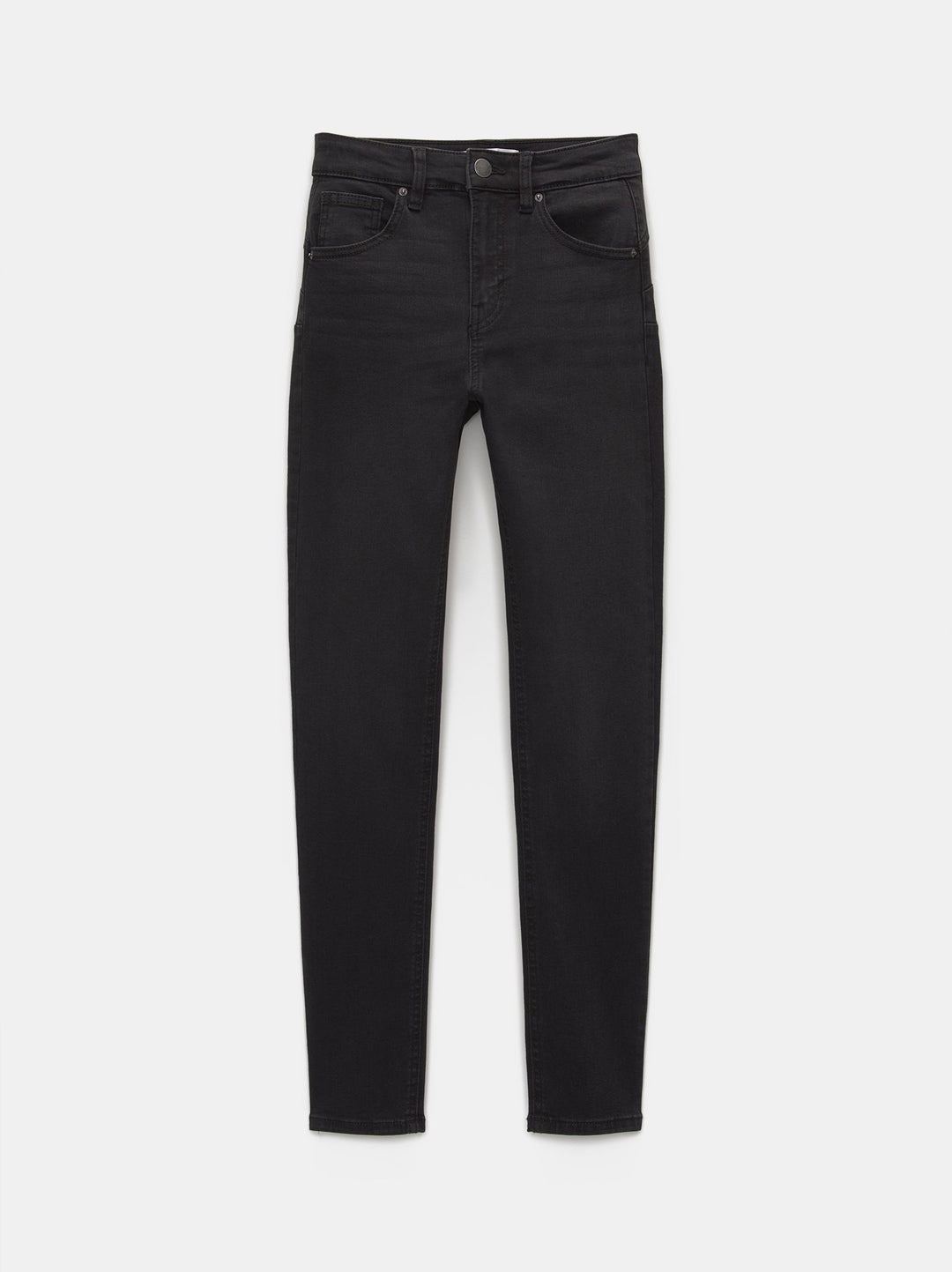 Moudda PULL & BEAR - Pantalon Denim Push Up Tir Moyen Noir - Tunisie 2