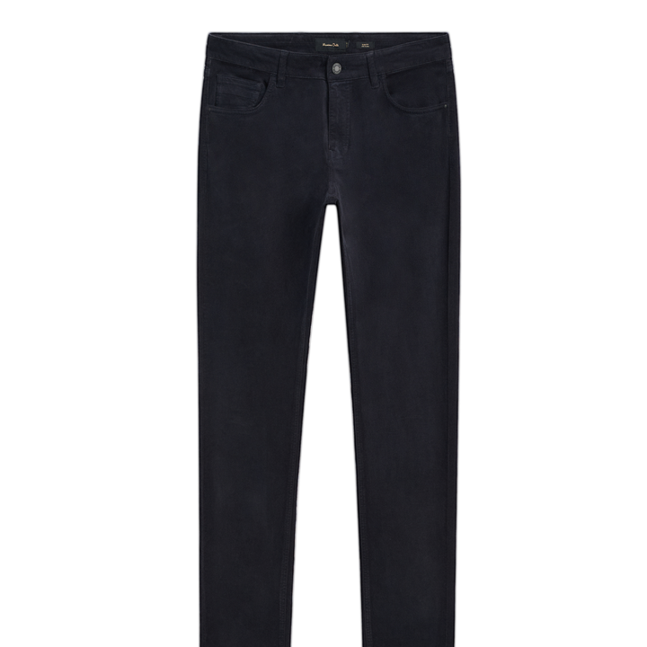 Moudda Massimo Dutti - Pantalon jean velours côtelé diagonal coupe slim - Tunisie 1