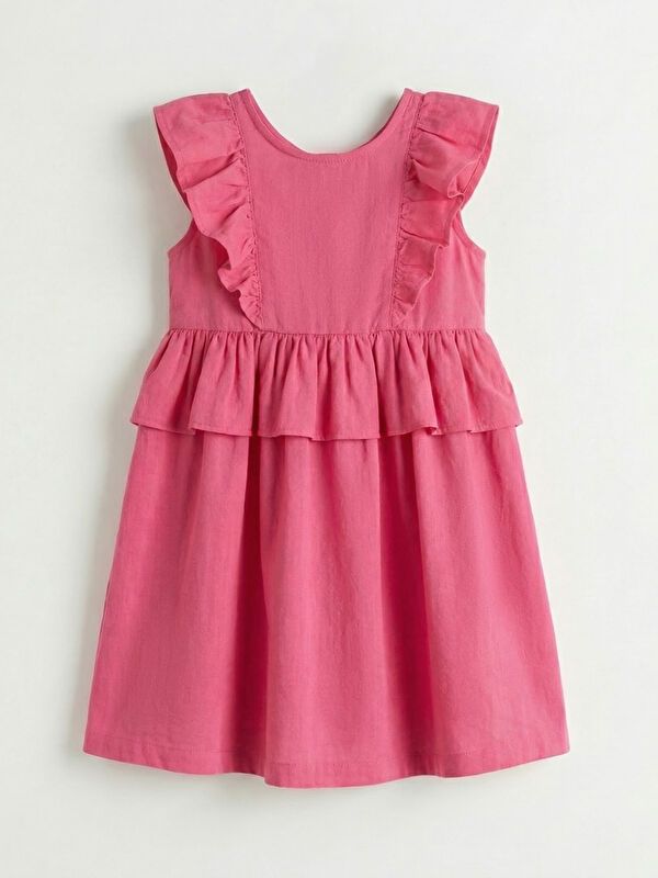 Moudda LC Waikiki - Robe manches courtes en tissu pour Fille - Tunisie 1
