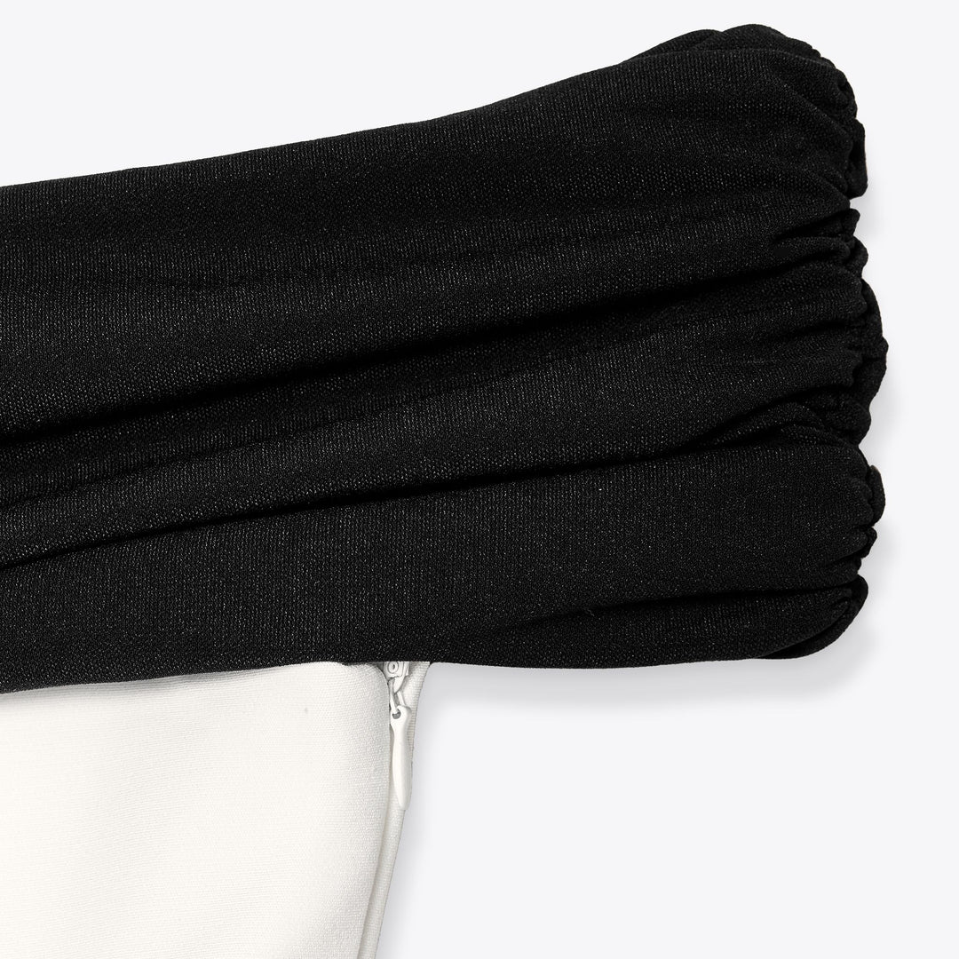 Moudda ZARA - Robe Courte Élastique - Motif, Maille & Volume - Tunisie 3