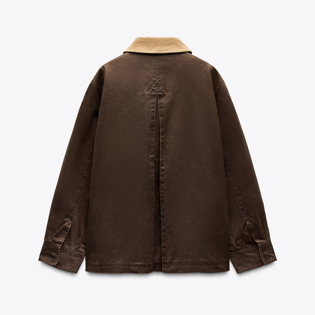 Moudda ZARA - Veste Coton Ciré - Détail Plis Dos - Tunisie 2