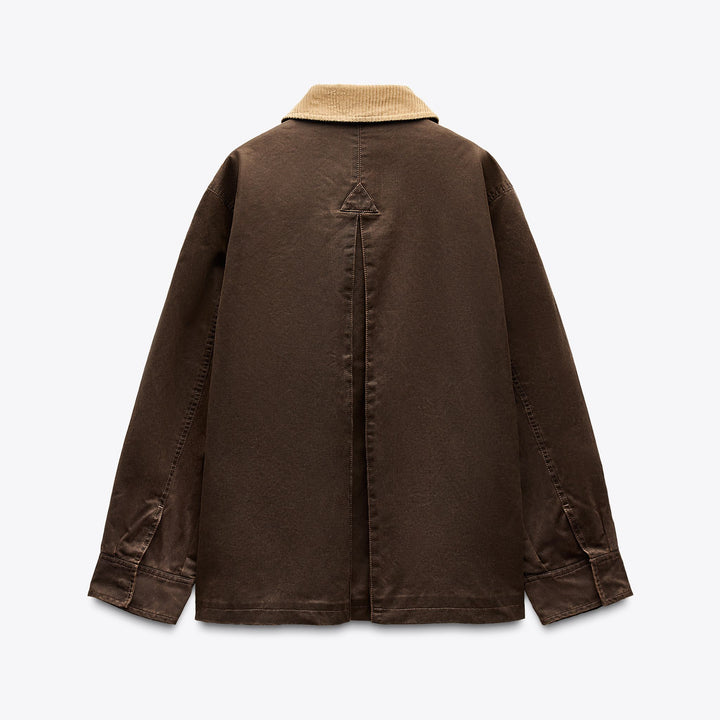 Moudda ZARA - Veste Coton Ciré - Détail Plis Dos - Tunisie 2