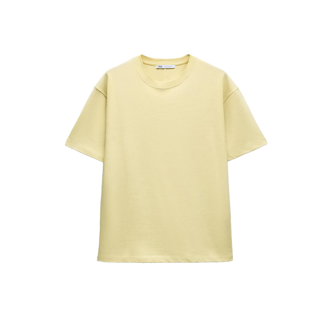 Moudda ZARA - T-shirt Coton Épais Col Rond - Tunisie 3