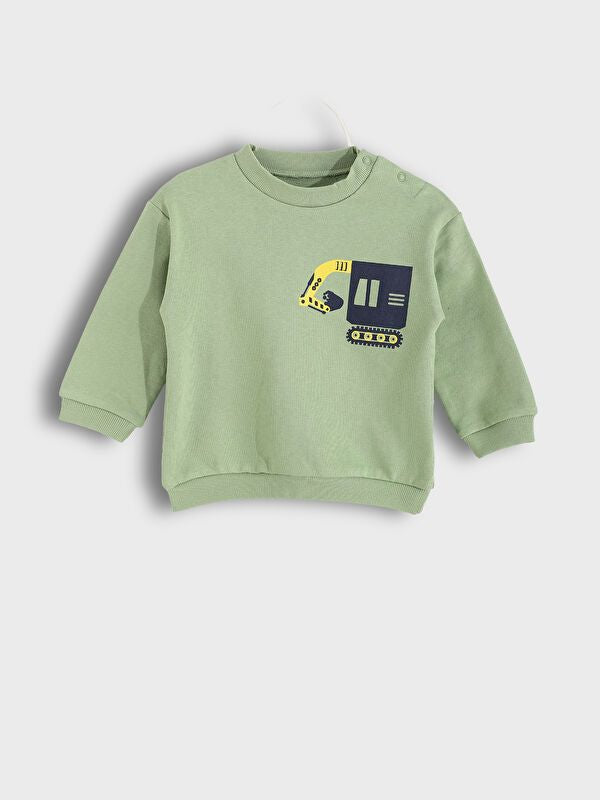 Moudda LC Waikiki - Ensemble en jersey manches courtes Garçon Vert clair - Tunisie 2