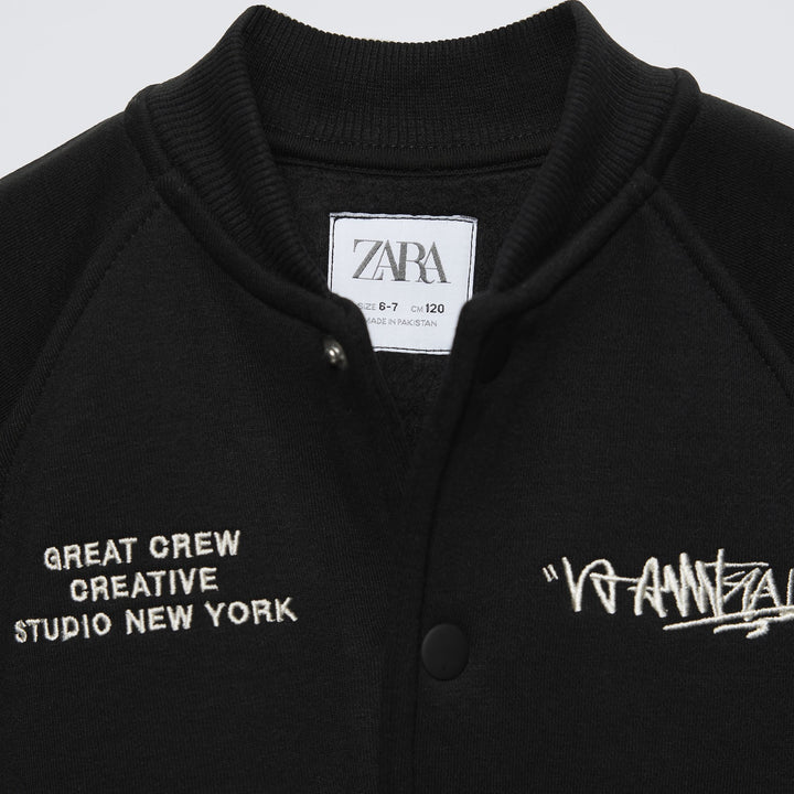 Moudda ZARA - Veste bomber casual texte dos - Tunisie 3
