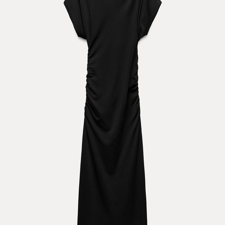 Moudda ZARA - Robe longue ajustée détail drapé taille - Tunisie 2
