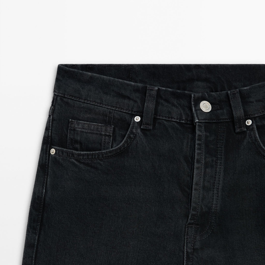 Moudda Massimo Dutti - Jean taille mi-haute droit confort longueur cheville - Tunisie 7