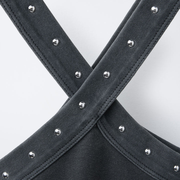 Moudda ZARA - T-Shirt Halter - Lavé & Clous - Tunisie 3