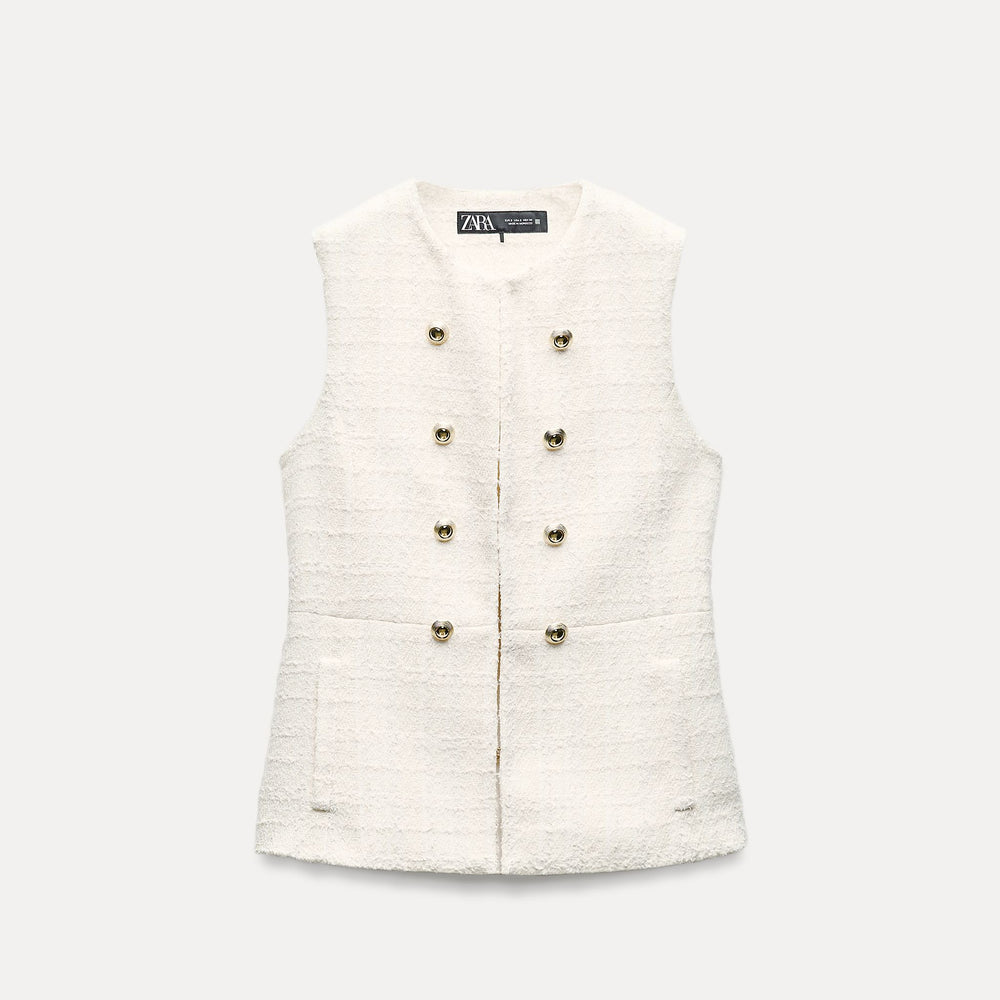 Moudda ZARA - Gilet Long Texturé - Tunisie 2