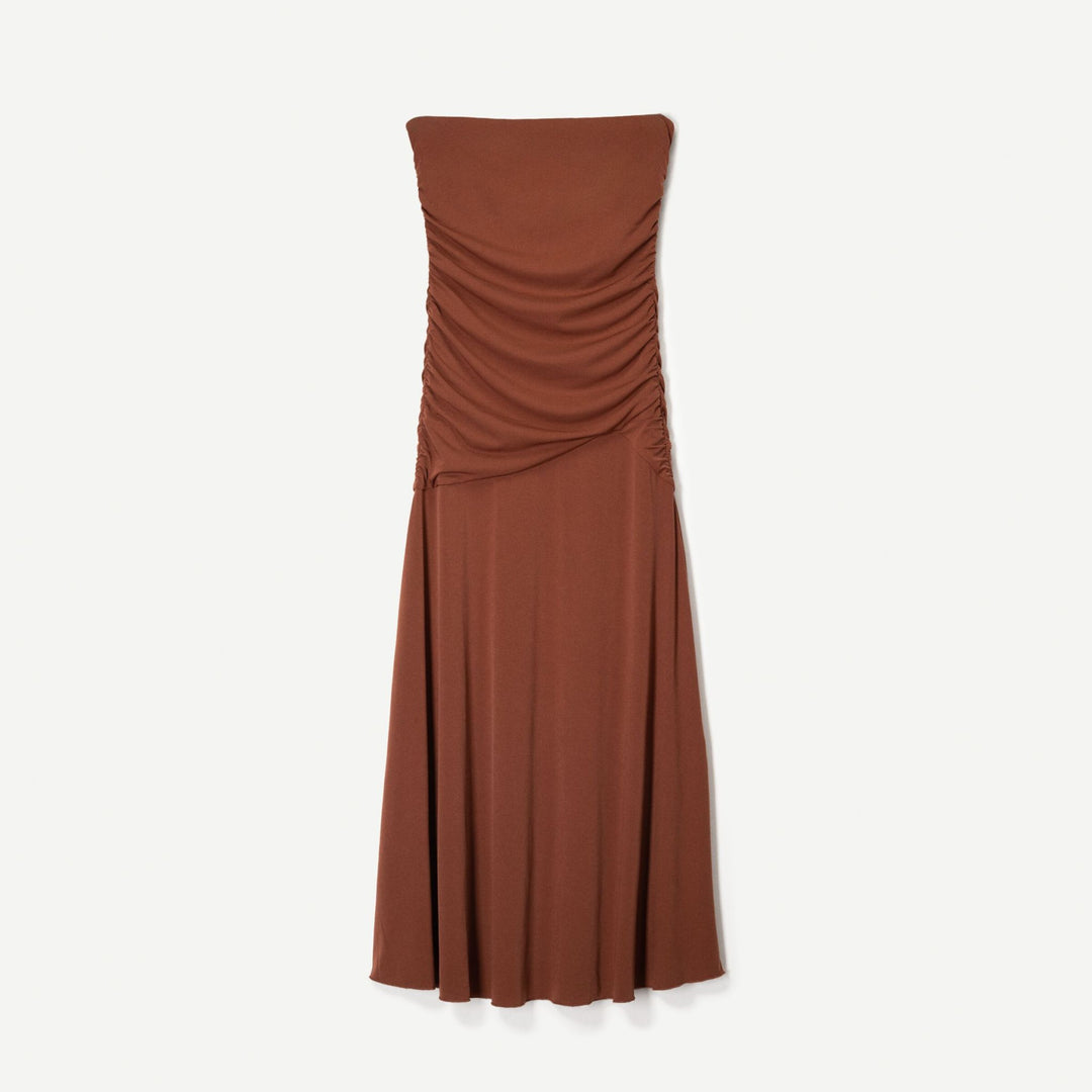 Moudda BERSHKA - Robe Mini Ajustée - Drapé & Volants - Tunisie 1
