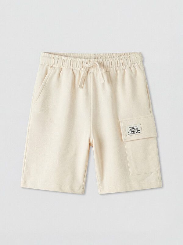 Moudda LC Waikiki - Short / Bermuda en jersey pour Garçon couleur Beige clair - Tunisie 1