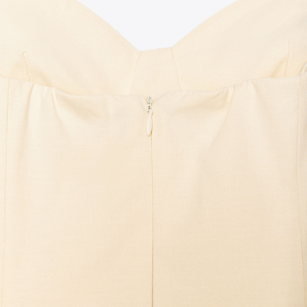 Moudda ZARA - Robe Courte Coton Élastique - Bretelles & Volume - Tunisie 3