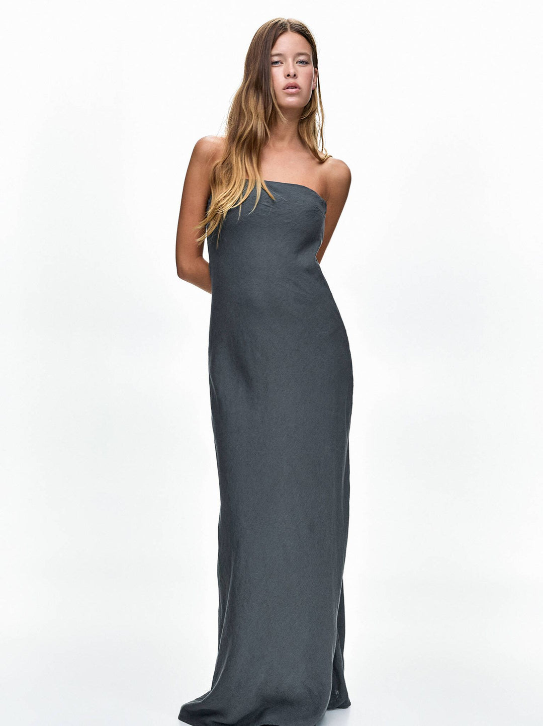Moudda PULL & BEAR - Robe Longue Bandeau Ajusté - Tunisie 7