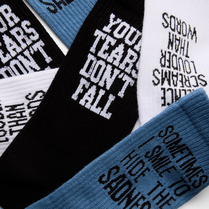 Moudda BERSHKA - Lot de 3 Paires de Chaussettes à Messages - Tunisie 3