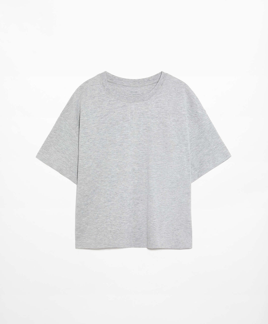 Moudda Oysho - T-Shirt Boxy Coton Col V - Tunisie 5