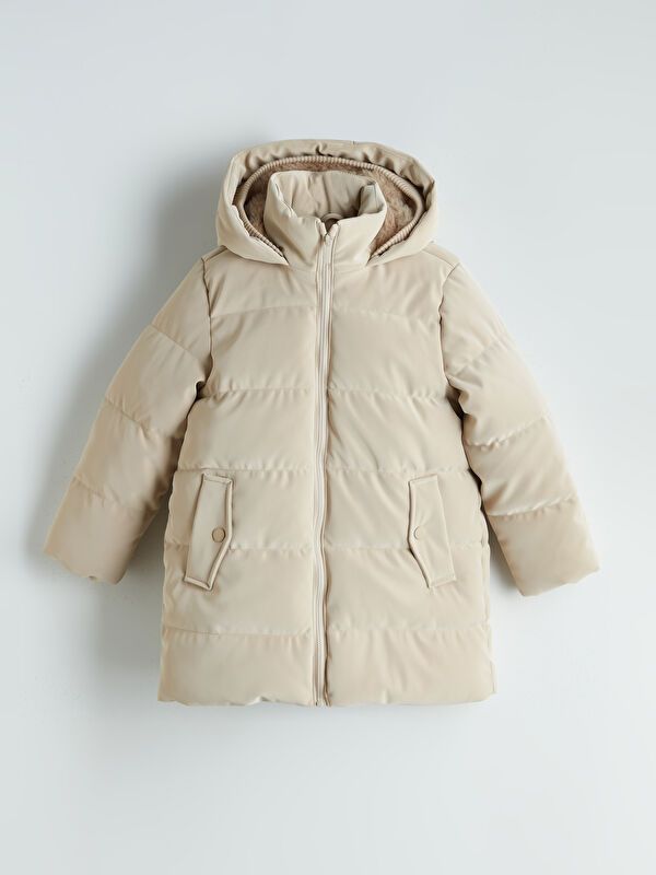 Moudda LC Waikiki - Manteau lourd Fille Beige - Tunisie 1