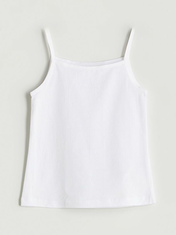 Moudda LC Waikiki - Débardeur en jersey Fille Imprimé blanc - Tunisie 5