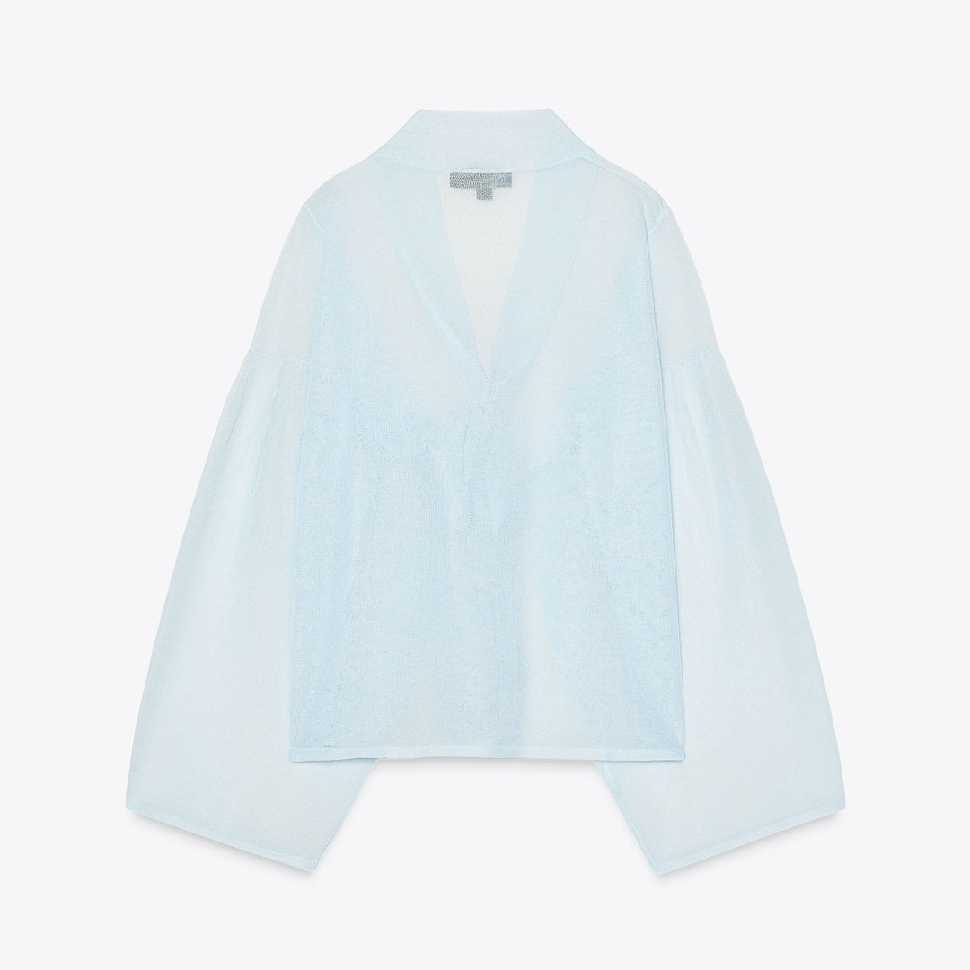 Moudda ZARA - Blouse Maille Fine - Nœud - Tunisie 2