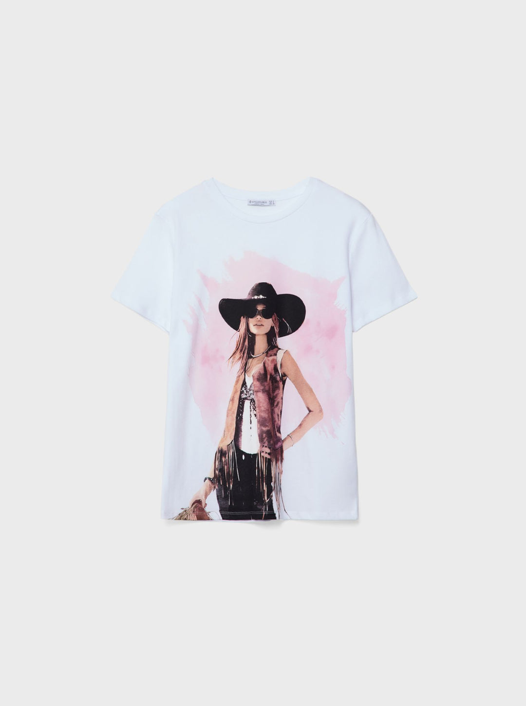 Moudda STRADIVARIUS - T-Shirt Fille Illustrée et Calor - Tunisie 2