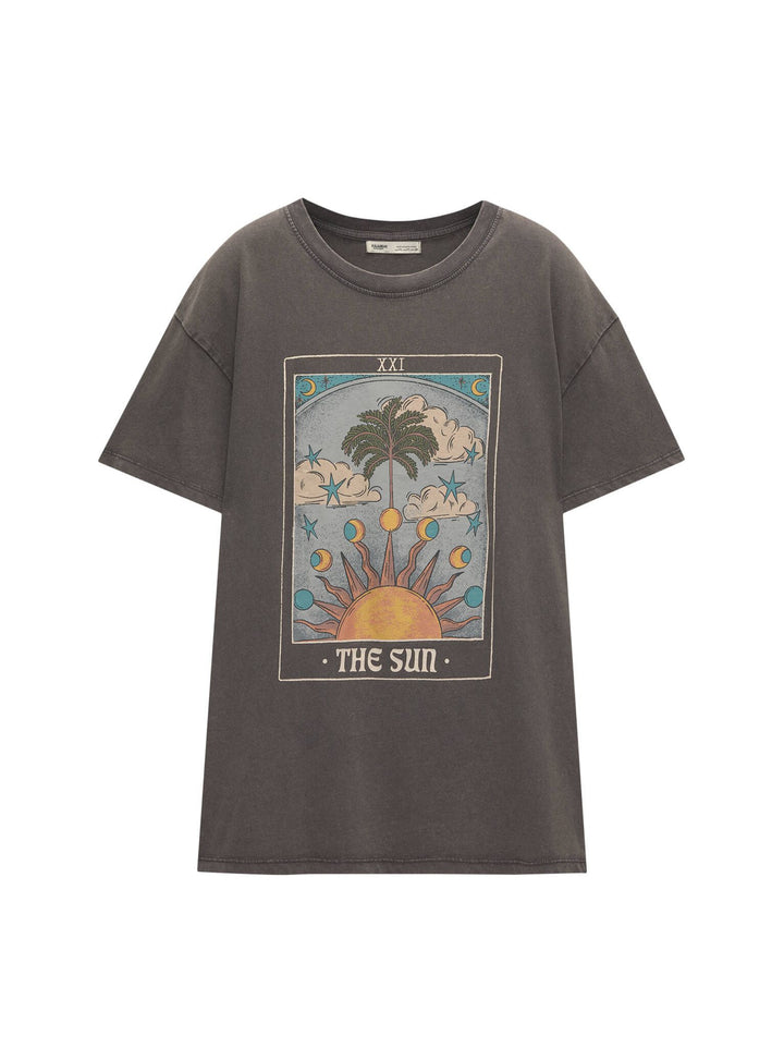 Moudda PULL & BEAR - Body Graphique Carte Tarot - Tunisie 5