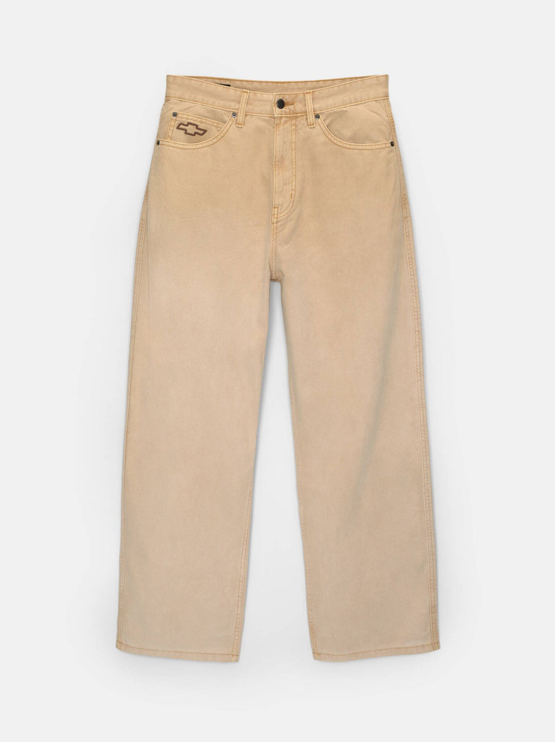 Moudda PULL & BEAR - Pantalon Denim Wide Leg - Chevrolet Marron - Tunisie 4