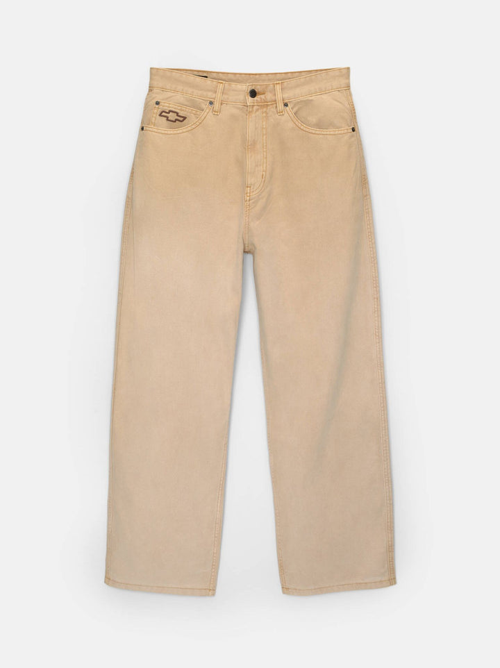 Moudda PULL & BEAR - Pantalon Denim Wide Leg - Chevrolet Marron - Tunisie 4