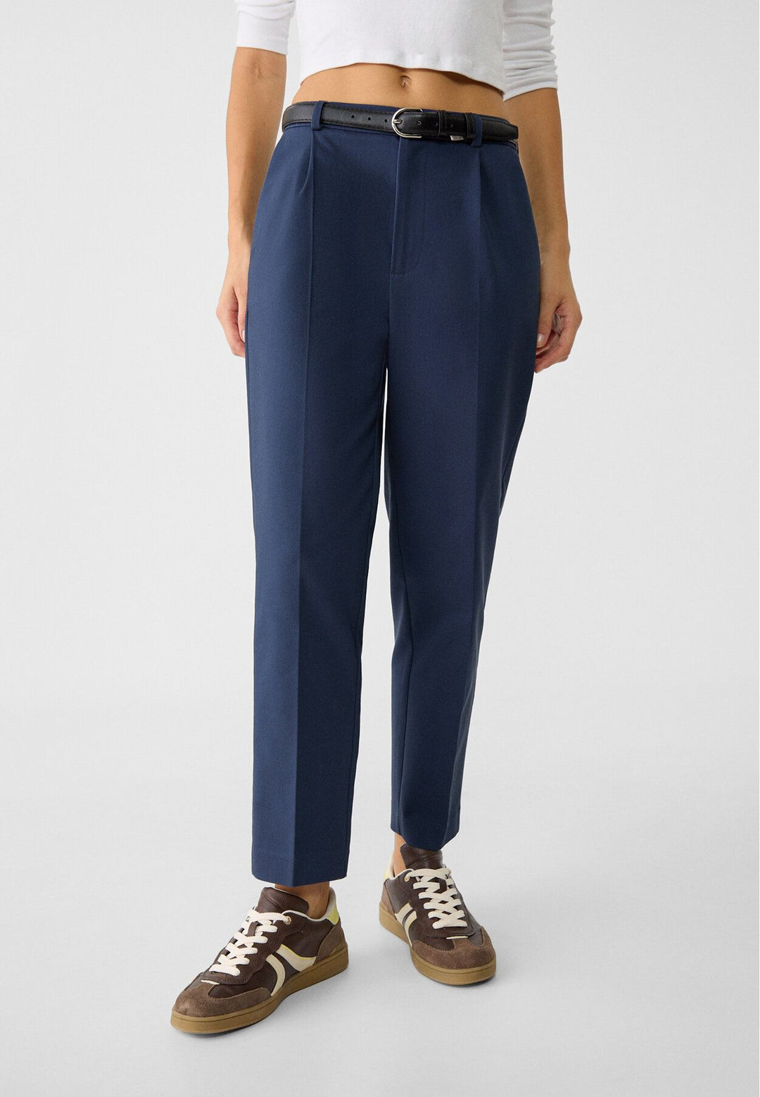 Moudda STRADIVARIUS - Nouveau Pantalon en Satin avec Ceinture - Tunisie 3