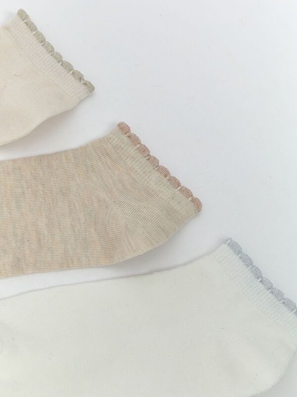 Moudda LC Waikiki - Chaussettes pour sneakers Femme Rose pâle - Tunisie 2