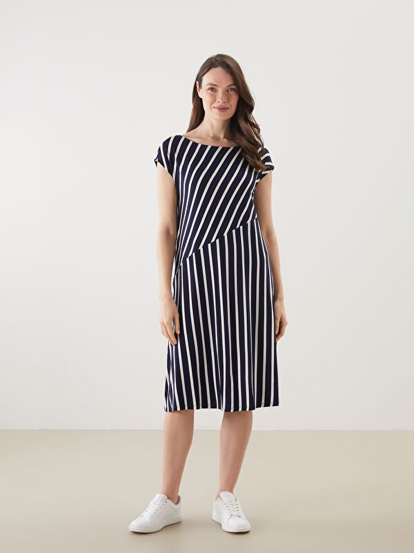 Moudda LC Waikiki - Robe manches courtes en jersey pour Femme - Tunisie 1