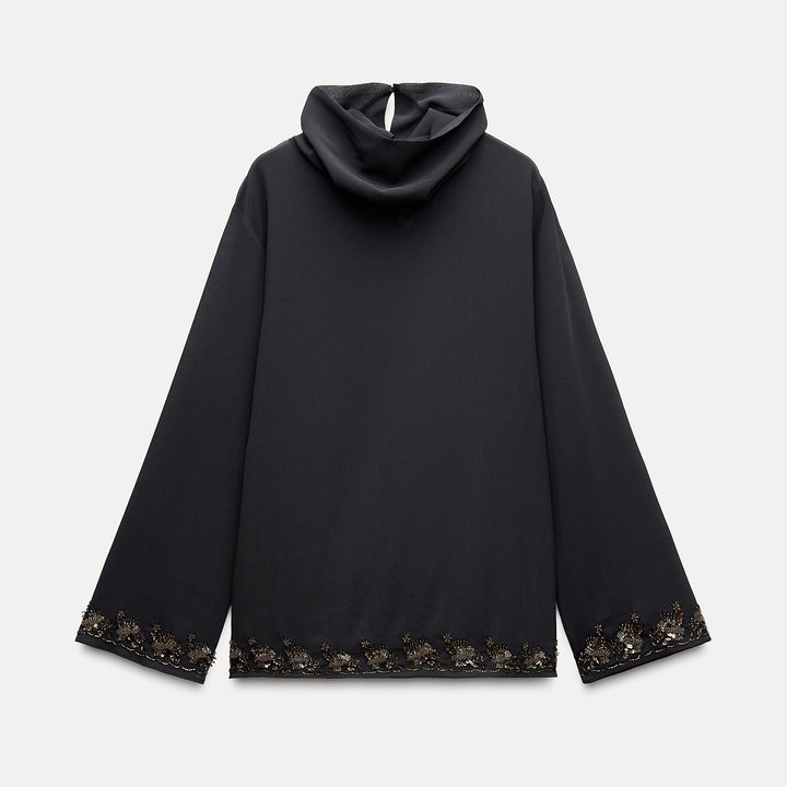 Moudda ZARA - Set chemise fluide ourlet fantaisie - Tunisie 2