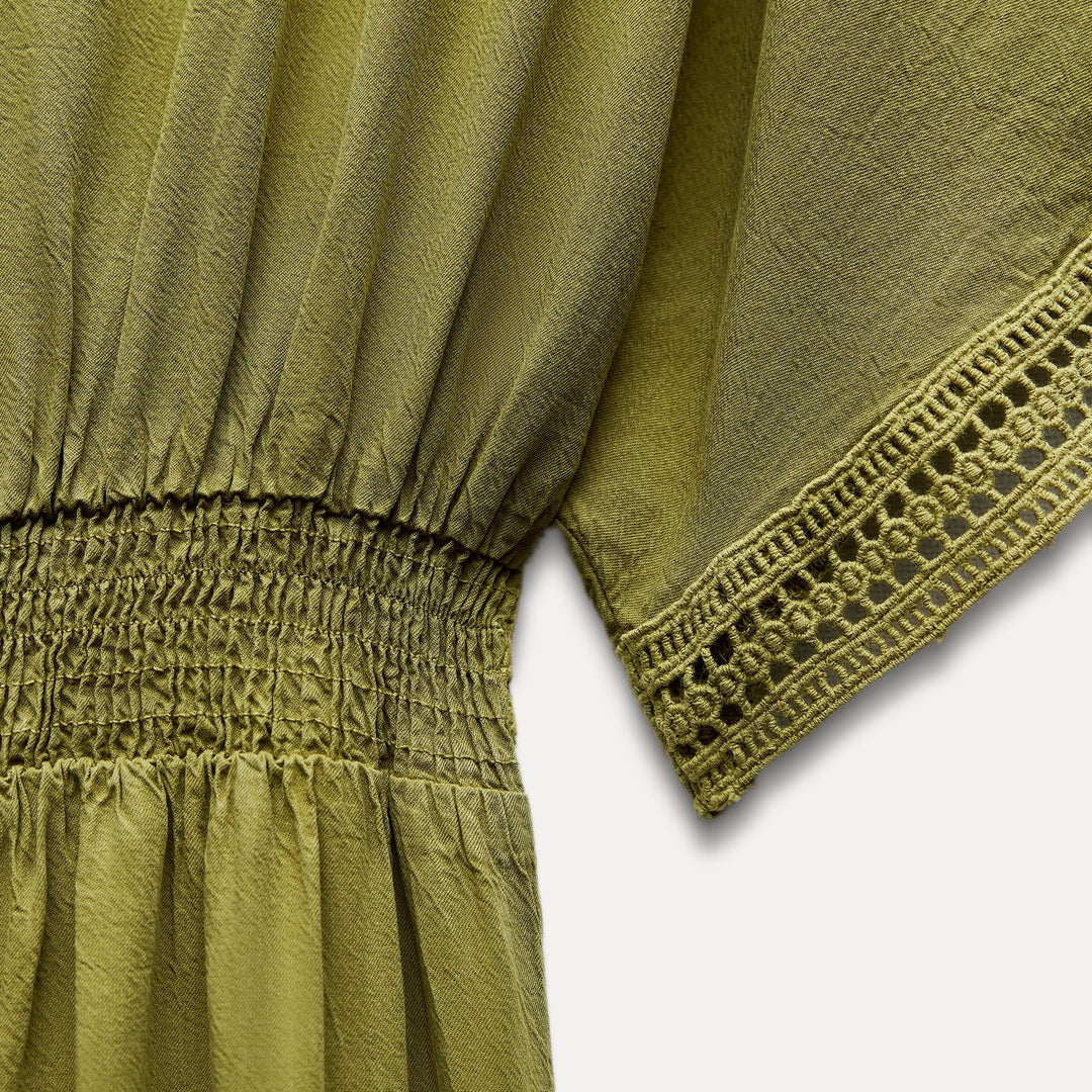 Moudda ZARA - Robe tunique entre-deux avec boutons - Tunisie 4