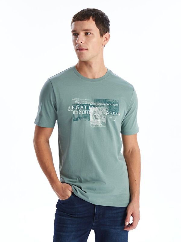Moudda LC Waikiki - T-shirt imprimé manches courtes en jersey pour Homme - Tunisie 1