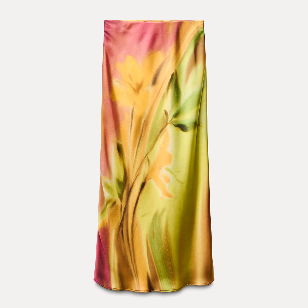 Moudda ZARA - Jupe en Tencel imprimée fleur placée - Tunisie 1