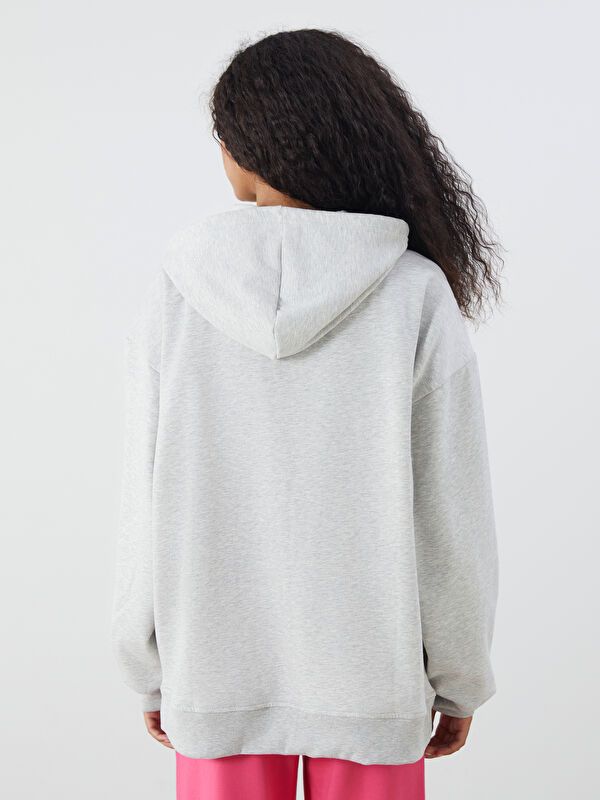 Moudda LC Waikiki - Cardigan en jersey Femme Mélange gris clair - Tunisie 4