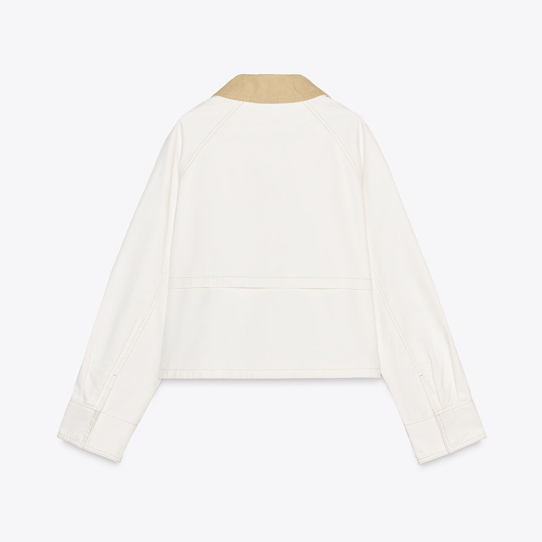 Moudda ZARA - Veste Ciree - Manches Raglan & Col Canvas - Tunisie 2