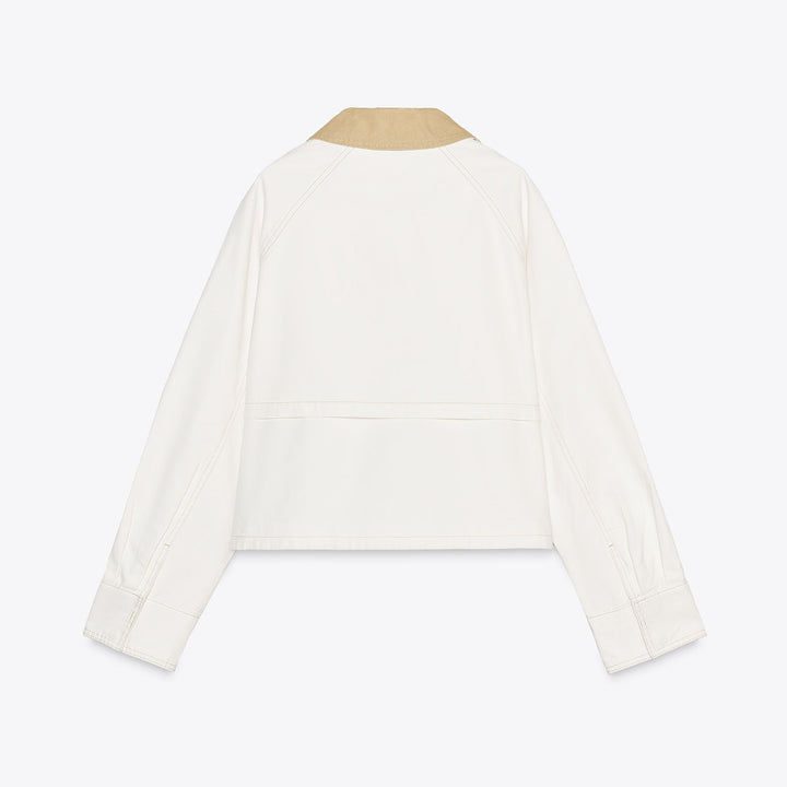 Moudda ZARA - Veste Ciree - Manches Raglan & Col Canvas - Tunisie 2